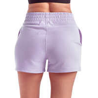 TriDri Women's Maria Jogger Shorts, Lilac, Back view