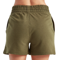 TriDri Women's Maria Jogger Shorts, Olive, Back view
