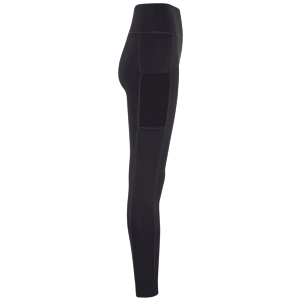 TriDri Women's Mesh Pocket Danica Leggings, Black, Right Side view