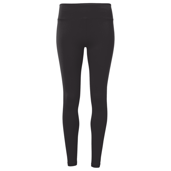 TriDri Women's Performance Leggings, Black, Front view