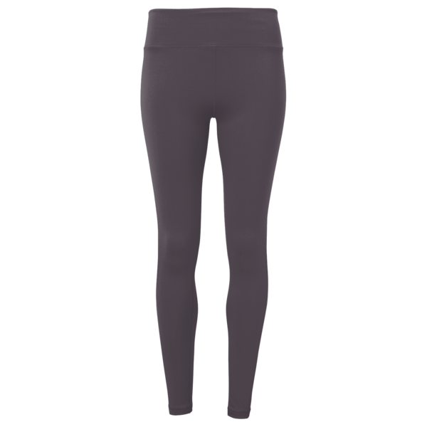 TriDri Women's Performance Leggings, Charcoal, Front view