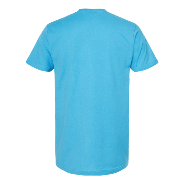 Tultex Fine Jersey T-Shirt, Aqua, Back view