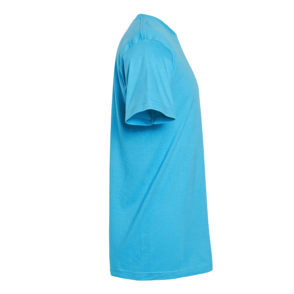 Tultex Fine Jersey T-Shirt, Aqua, Right Sleeve view