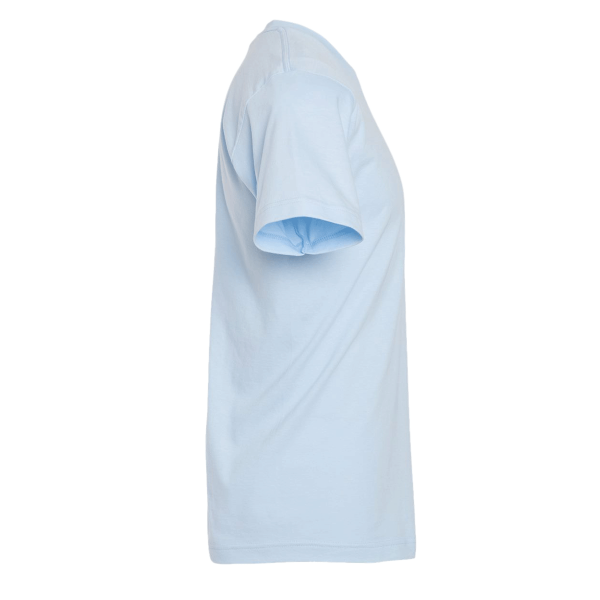 Tultex Fine Jersey T-Shirt, Baby Blue, Right Sleeve view