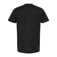 Tultex Fine Jersey T-Shirt, Black, Back view