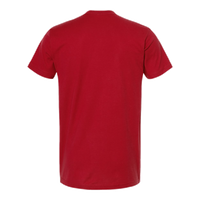 Tultex Fine Jersey T-Shirt, Cardinal, Back view