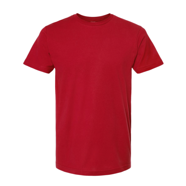 Tultex Fine Jersey T-Shirt, Cardinal, Front view