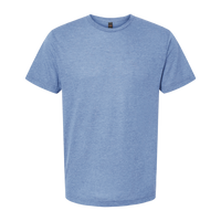 Tultex Men's Tri-Blend T-Shirt, Athletic Blue Tri Blend, Front view