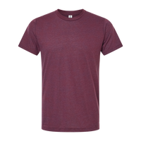 Tultex Men's Tri-Blend T-Shirt, Berry Tri Blend, Front view
