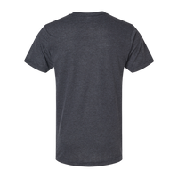 Tultex Men's Tri-Blend T-Shirt, Graphite Tri Blend, Back view