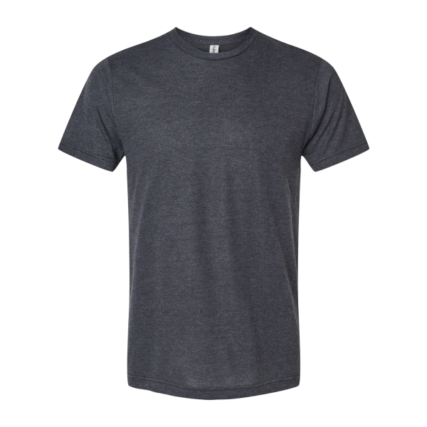 Tultex Men's Tri-Blend T-Shirt, Graphite Tri Blend, Front view