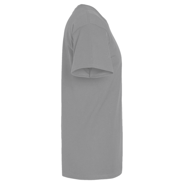 Tultex Unisex Combed CVC T-Shirt, Heather Grey, Right Sleeve view