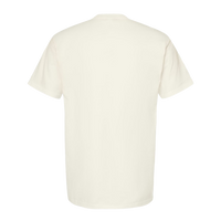 Tultex Unisex Heavyweight Jersey Pocket T-Shirt, Natural, Back view