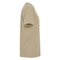 Tultex Unisex Heavyweight Jersey Pocket T-Shirt, Sand, Right Sleeve view