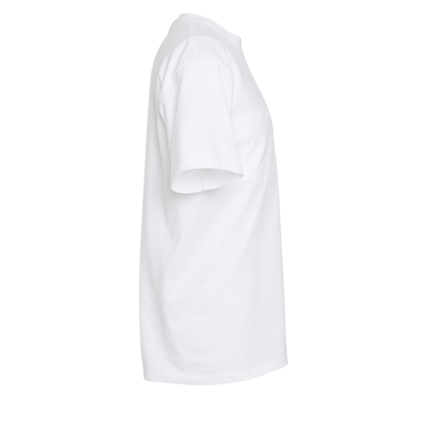 Tultex Unisex Heavyweight Jersey Pocket T-Shirt, White, Right Sleeve view