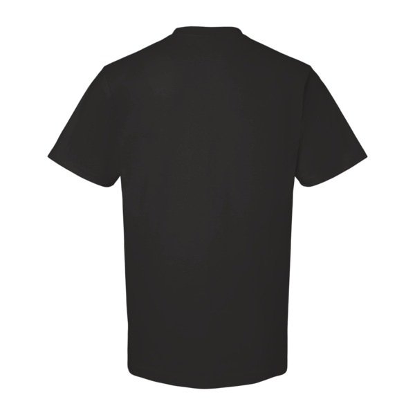 Tultex Unisex Heavyweight Street T-Shirt, Black, Back view