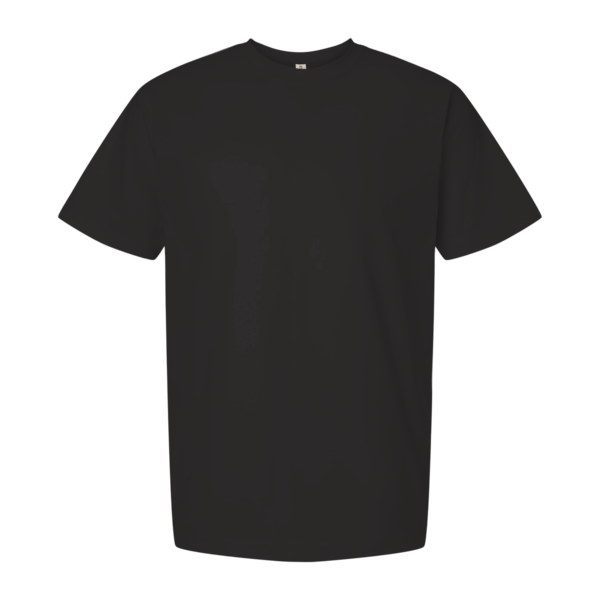 Tultex Unisex Heavyweight Street T-Shirt, Black, Front view