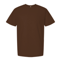 Tultex Unisex Heavyweight Street T-Shirt, Brown, Front view