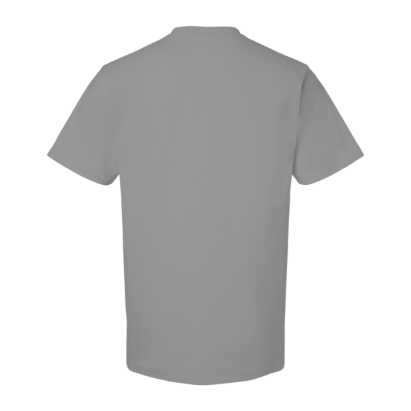 Tultex Unisex Heavyweight Street T-Shirt, Heather Grey, Back view