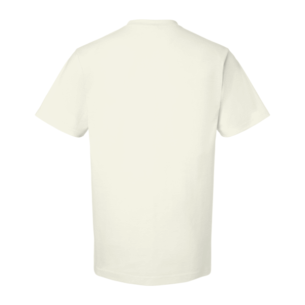 Tultex Unisex Heavyweight Street T-Shirt, Natural, Back view