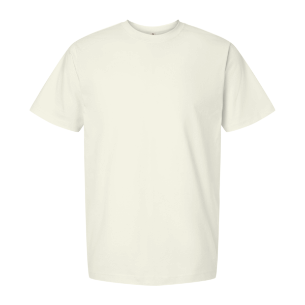 Tultex Unisex Heavyweight Street T-Shirt, Natural, Front view