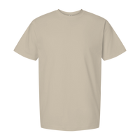 Tultex Unisex Heavyweight Street T-Shirt, Sand, Front view