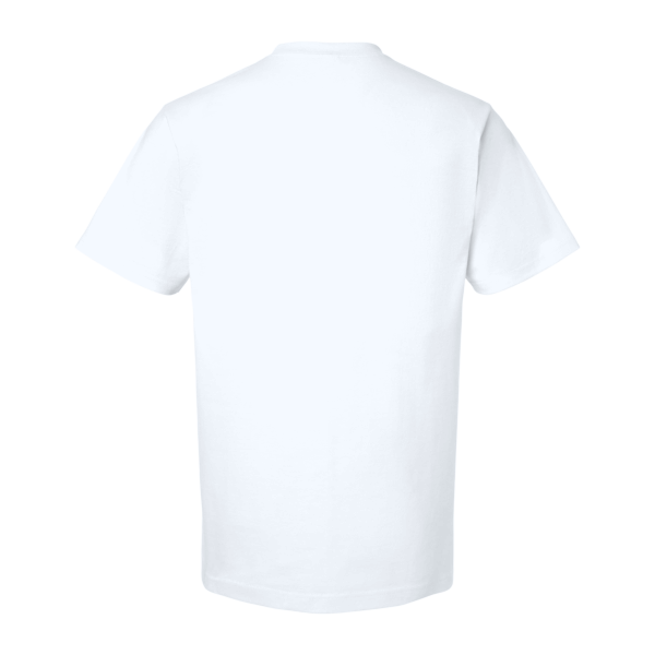 Tultex Unisex Heavyweight Street T-Shirt, White, Back view