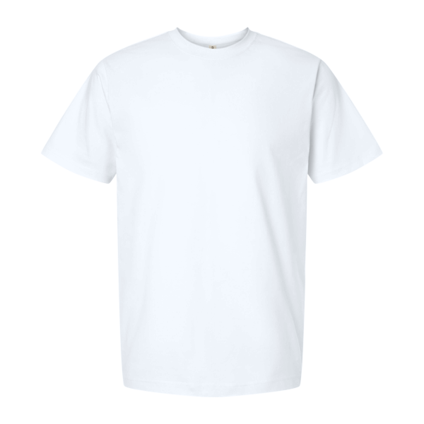 Tultex Unisex Heavyweight Street T-Shirt, White, Front view