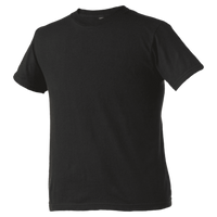 Tultex Youth Heavyweight Jersey T-Shirt, Black, Front view