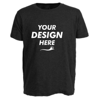 Tultex Youth Heavyweight Jersey T-Shirt, Heather Charcoal, Front view, Mockup