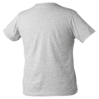 Tultex Youth Heavyweight Jersey T-Shirt, Heather Grey, Back view