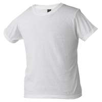Tultex Youth Heavyweight Jersey T-Shirt, White, Front view
