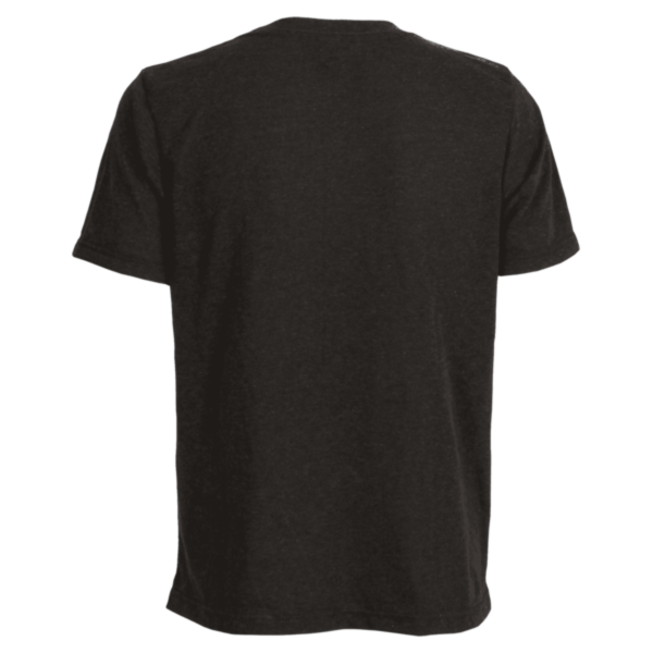 Tultex Youth Poly-Rich T-Shirt, Heather Graphite, Back view
