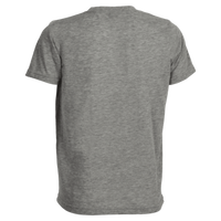 Tultex Youth Poly-Rich T-Shirt, Heather Grey, Back view