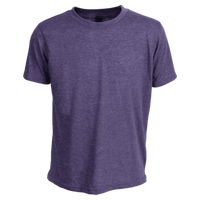 Tultex Youth Poly-Rich T-Shirt, Heather Purple, Front view