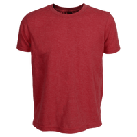 Tultex Youth Poly-Rich T-Shirt, Heather Red, Front view