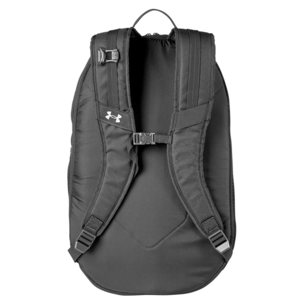 Under Armour Hustle Backpack 6.0, Black, Back view
