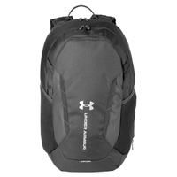 Under Armour Hustle Backpack 6.0, Black, Front view