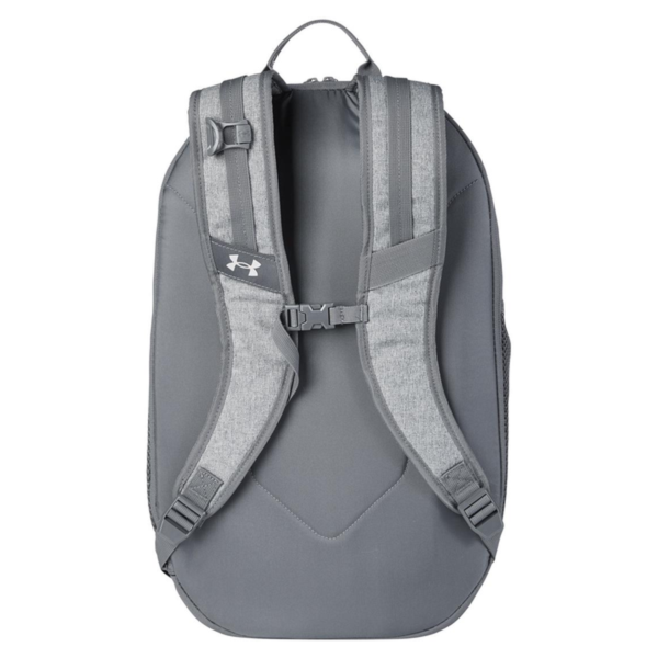 Under Armour Hustle Backpack 6.0, Castlerock, Back view