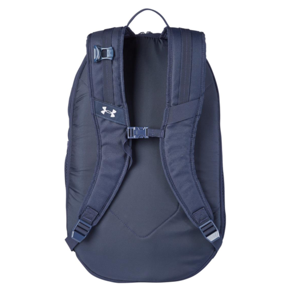 Under Armour Hustle Backpack 6.0, Midnight Navy, Back view