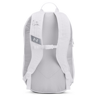 Under Armour Hustle Backpack 6.0, White, Back view