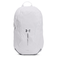 Under Armour Hustle Backpack 6.0, White, Front view