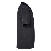 Under Armour Men's 3.0 Striped Perf Polo, Black 001 / Black 001, Right Sleeve view