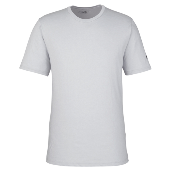 Under Armour Men's Athletic 2.0 T-Shirt, Mod Grey Medium Heather / Black, Front view