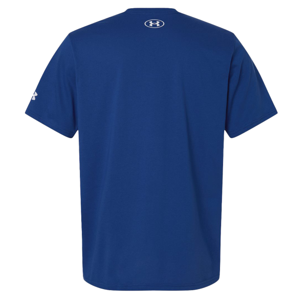 Under Armour Men's Athletic 2.0 T-Shirt, Royal / White, Back view