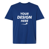 Under Armour Men's Athletic 2.0 T-Shirt, Royal / White, Front view, Mockup