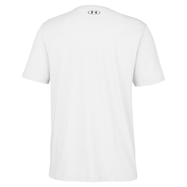 Under Armour Men's Athletic 2.0 T-Shirt, White / Black, Back view