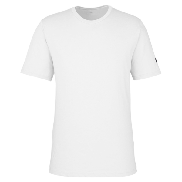 Under Armour Men's Athletic 2.0 T-Shirt, White / Black, Front view
