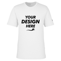 Under Armour Men's Athletic 2.0 T-Shirt, White / Black, Front view, Mockup