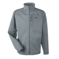 Under Armour Men's ColdGear® Infrared Shield 2.0 Jacket, Pitch Grey / Black, Front view